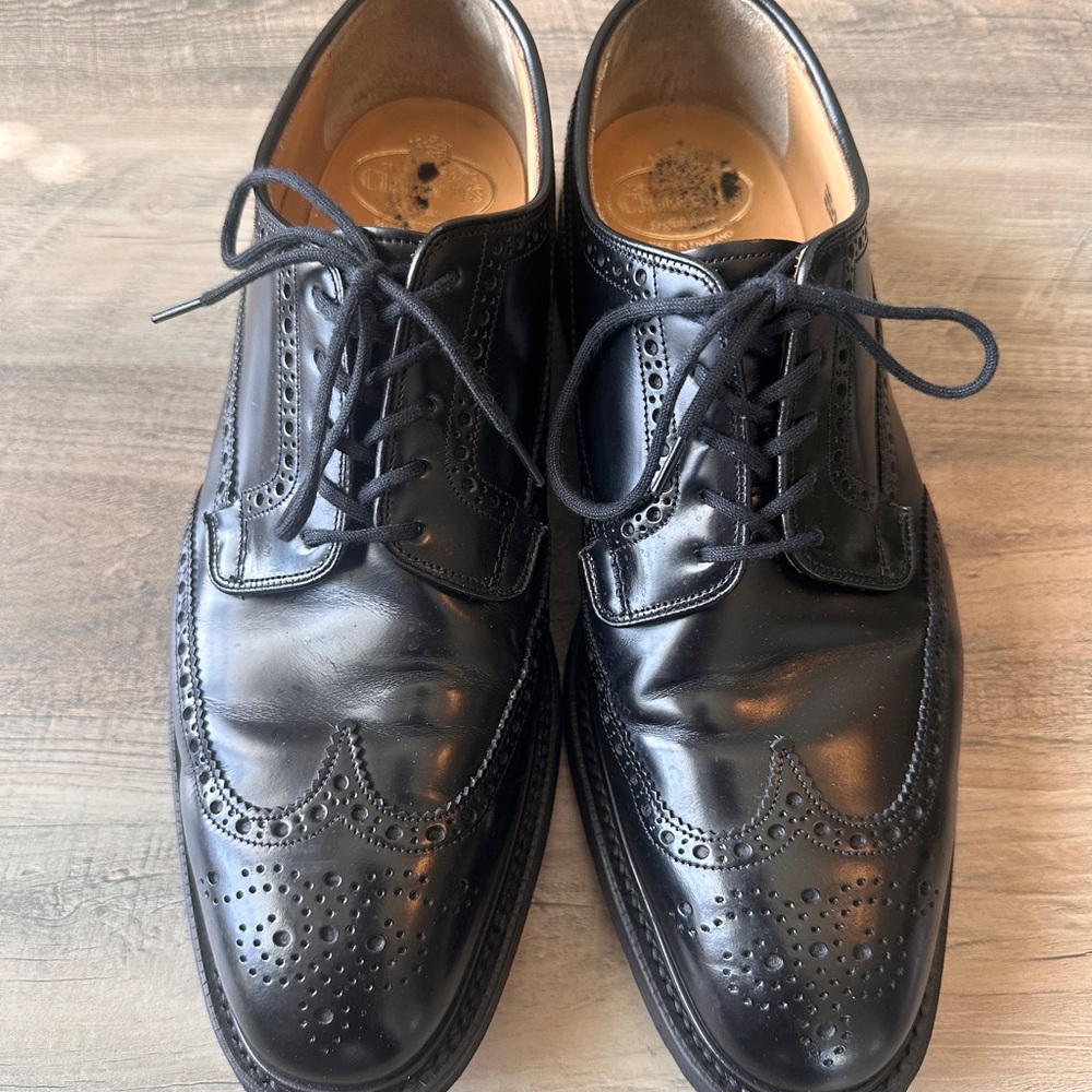 Church's
Men's Grafton Wingtip Brogue Leather Derby Shoes Sz 10 US